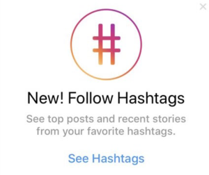 new Instagram hashtags