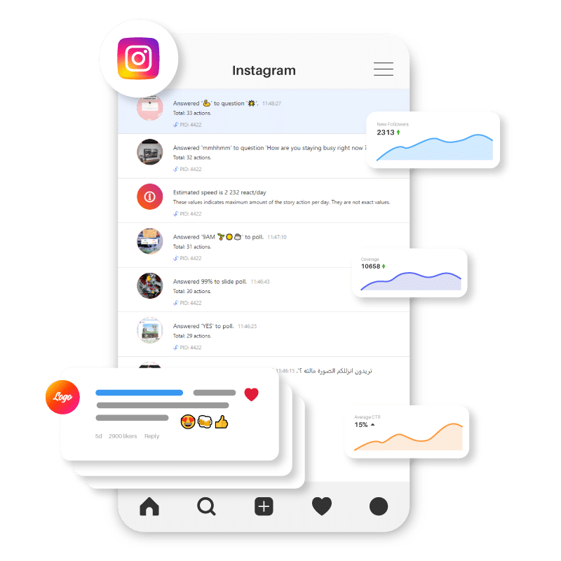 instagram activity log