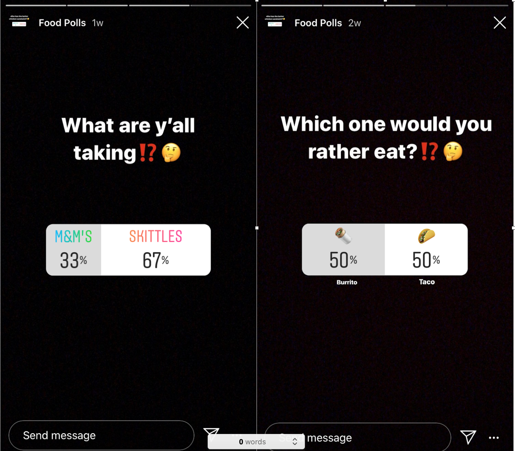 Instagram polls